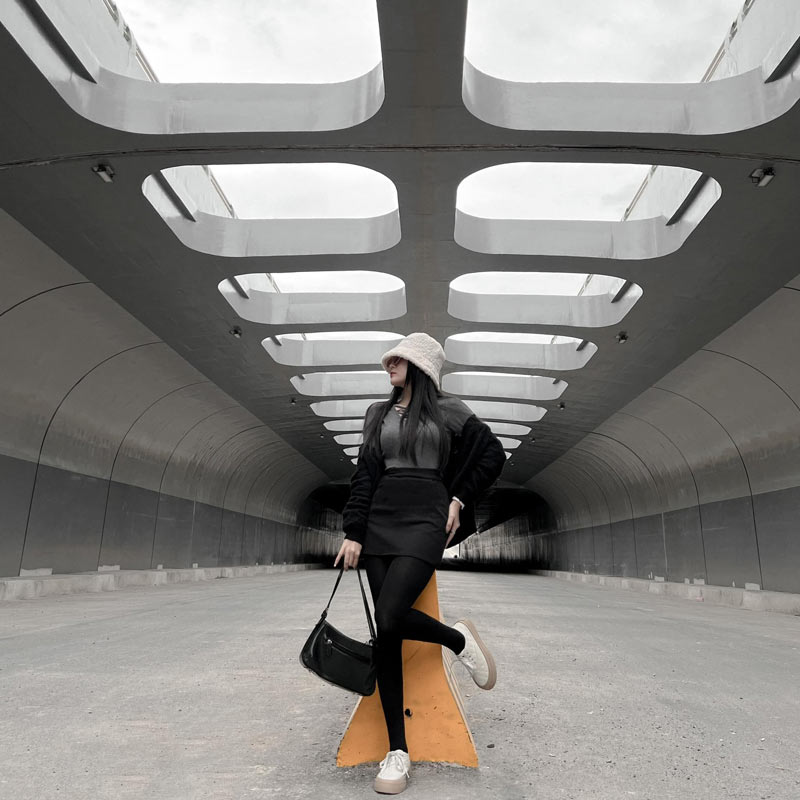 Many young people come to the underpass to check in and take Instagram-worthy photos