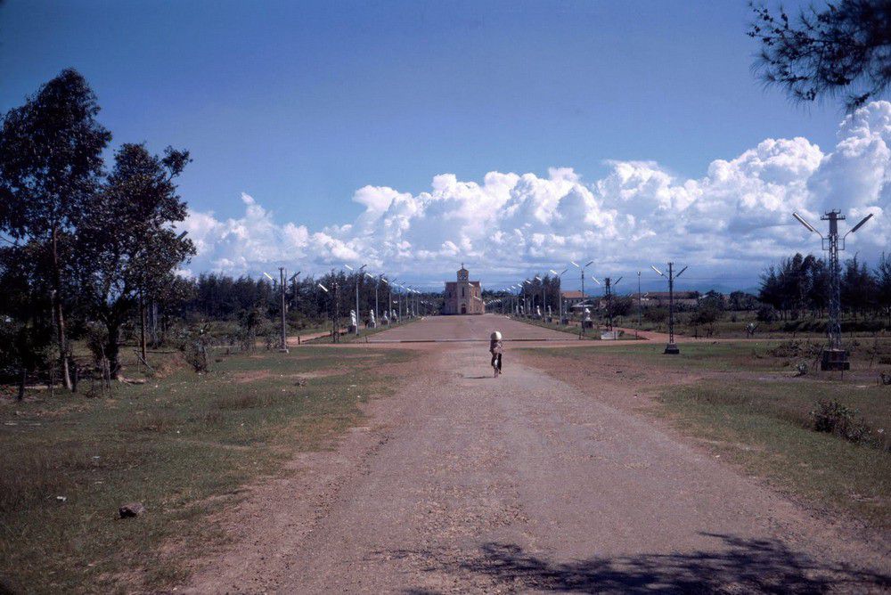 Panoramic view of La Vang Holy Land (Hai Lang, Quang Tri) in 1969.