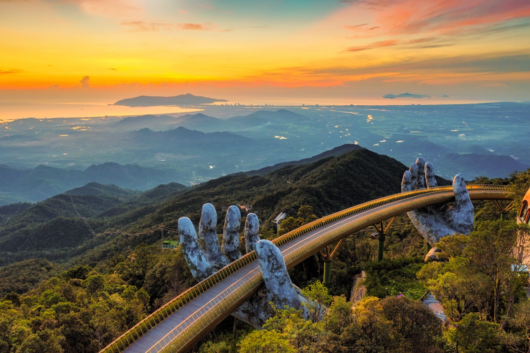 Golden Bridge - Ba Na Hills, Da Nang is a Tourist Attraction 2023