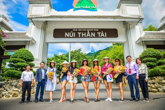 The Nui Thanh Tai hot mineral spring park - A favorite resort for tourists visiting Da Nang and Hoi An.