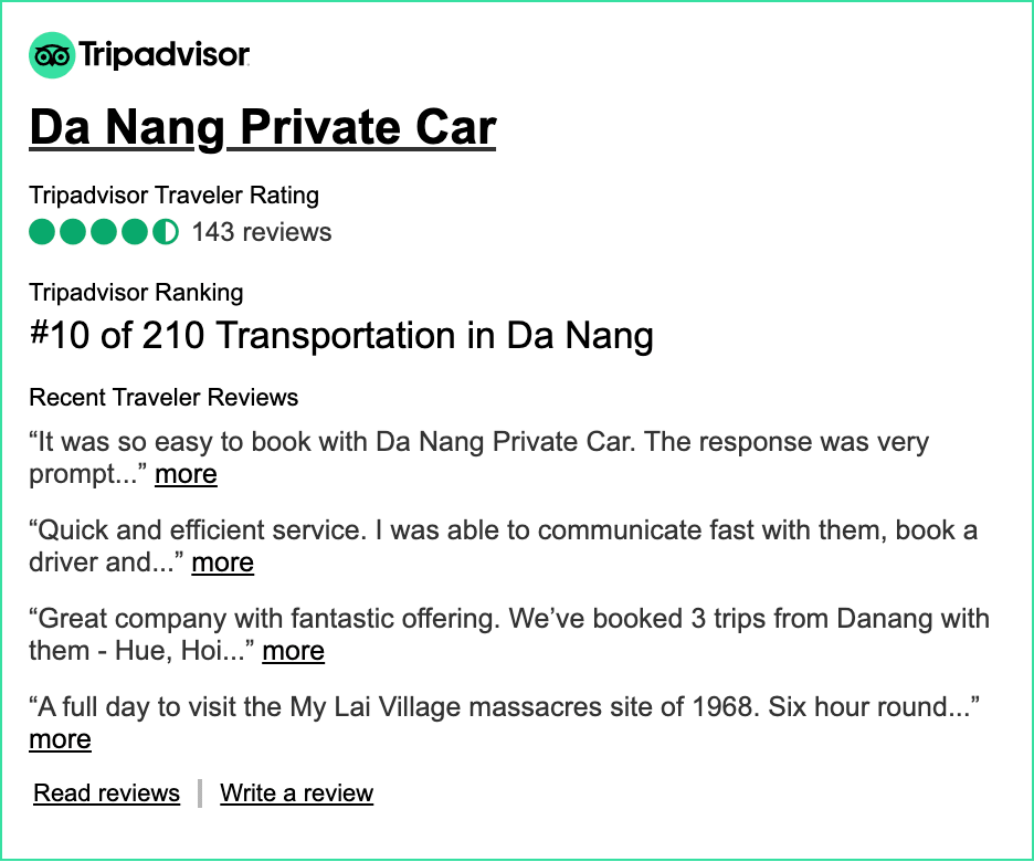 Tripadvisor-Danang-Private-Car