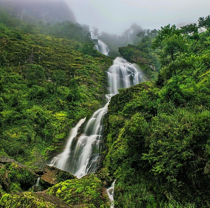 Thac Bac Waterfall Sa Pa is an ideal summer tourist destination
