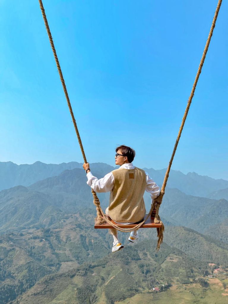 The Death Swing is a daring and thrilling photo spot at Moana Sapa