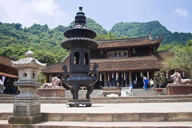 Thien Tru Pagoda, also known as Heavenly Kitchen, in the Perfume Pagoda area.